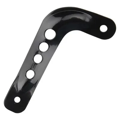 Produktbild von Auspuff Halteblech Strebe Lochblech kurz schwarz für Simson S50 S51 S70 Enduro