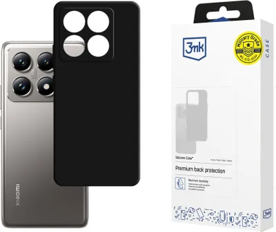 Obrázok produktu pre 3MK silikónové puzdro Xiaomi 14T Pro čierne