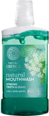 Produktbild von Natura Siberica Mouthwash With 7 Siberian Herbs And Zn 520ml