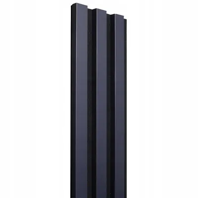 Zdjęcie produktu dla Panel ścienny 3D lamel na filcu akustyczny 265x15 cm INDIGO Fllow