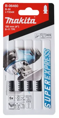 Produktbild von Makita B-06460 Stichsägeblatt B-50 Holz 5Stk