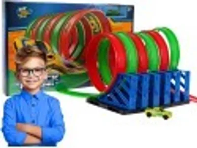 Immagine prodotto di eNORME PISTA DI AUTO + SFIDA + 6 loop