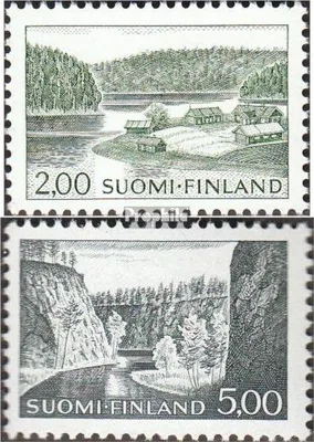 Produktbild von Briefmarken Finnland 1964 Mi 587y-588y (kompl.Ausg.) postfrisch Freimarken