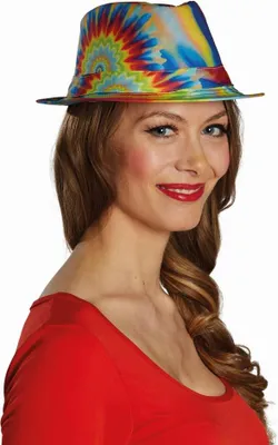 Produktbild von Mottoland Faschingskostüm Hippie Fedora, Größe STD, Farbe original