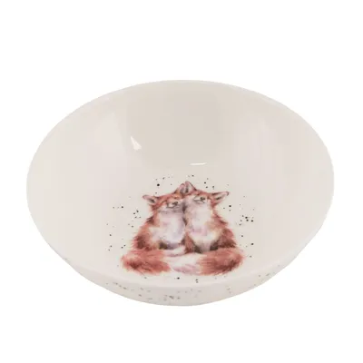 Produktbild von Wrendale Designs Porzellan Müsli Schale Fuchs Glück ca. 400ml