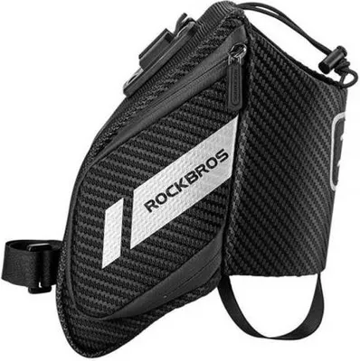 Zdjęcie produktu dla Torba rowerowa podsiodłowa z uchwytem na bidon Sakwa ROCKBROS (C32BK)