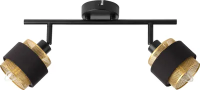 Produktbild von OSRAM LED Spot Hornet 2X2.8W 827 E14 Black, dimmbar, warmweiß (2700 K), 2 verstellbare Leuchtenköpfe, E14 Fassungen, OSRAM LED-Leuchtmittel inklusive