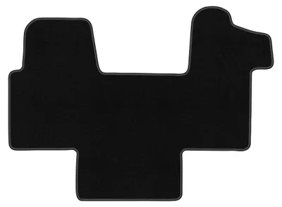 Image de Tapis conducteur en moquette pour Renault Master II 2010- (utilitaire) – 1 pièce, noir, sur mesure – Wielganizator BASIC