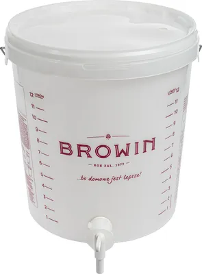 Produktbild von Browin Gärbehälter Von 15 L Mit Aufdruck, Hahn Und Deckel