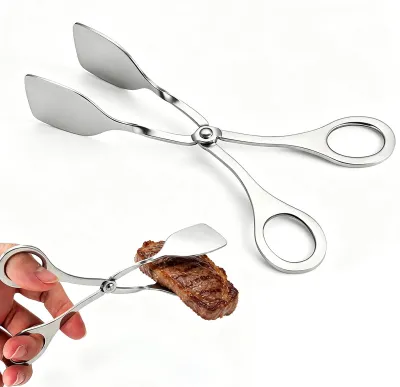 Edelstahl-Servierzange 17,8 cm mit Scherengriff, 1 Stück