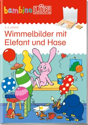 Produktbild von bambinoLÜK. Wimmelbilder mit Elefant und Hase