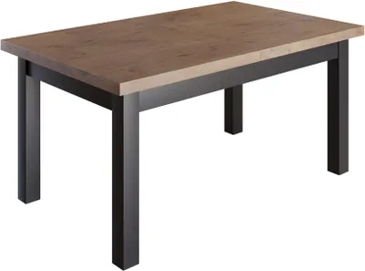 Produktbild von Furneo | Esstisch Ausziehbarer HERMES - 90x170/250 cm - Eiche Lefkas - Stabil und Stilvoll - für Küche und Esszimmer – Loft