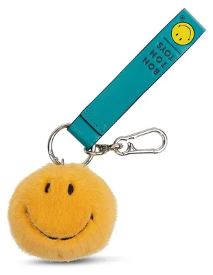 Produktbild von BON TON TOYS x Smiley Smiley ECO Fuzzy Bag Charm 7 cm Gelb