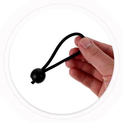 Produktbild von 50 Stück Bungee-Gurte mit 4mm Gummiball für Outdoor-Anwendungen