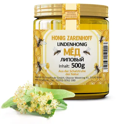 Produktbild von Lindenhonig flüssig, 500 g