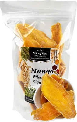 MANGO SUSZONE PLASTER 5% CUKRU Z UGANDY 1KG SWOJSKA PIWNICZKA