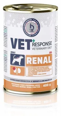 Zdjęcie produktu dla Mokra karma dla psa weterynaryjna VET RESPONSE Renal 400 g