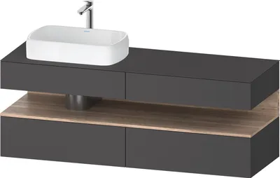 Produktbild von DURAVIT QA4777055490000 QAT KWTU WH Eck 1600x550x600 Gt Mt. H