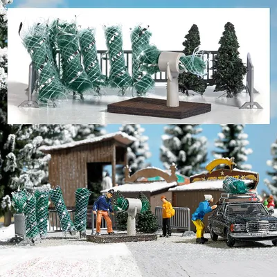 Produktbild von Busch Weihnachtsbaumverkauf H0 1182