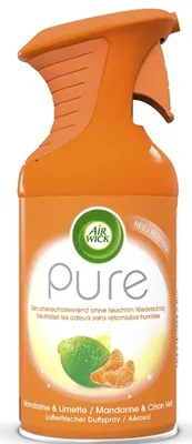 Zdjęcie produktu dla Air Wick 3111579, Spray, 100 ml, Wewnętrzna, Pomarańczowy, Limonka, Mandarynka, Butelka ze sprayem