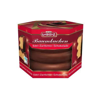 Zdjęcie produktu dla Lambertz Baumkuchen ciemna ciemna czekolada 300g