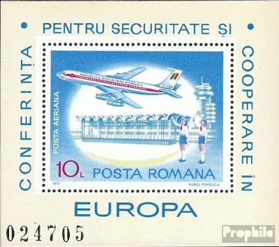 Produktbild von Briefmarken Rumänien 1977 Mi Block143 (kompl.Ausg.) gestempelt KSZE