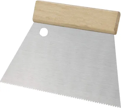 Produktbild von Zahnspachtel Kleberspachtel Spachtel Kelle 18 x 13 cm A2