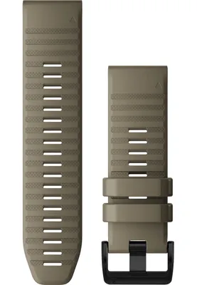 Produktbild von Garmin Ersatzarmband QuickFit 26mm Silikon Grau/Schiefergrau