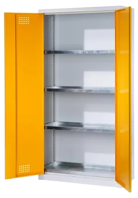 Produktbild von Umweltschrank | Höhe 1800 mm | 3 Wannenböden | 1 Bodenauffangwanne