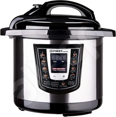 Zdjęcie produktu dla TZS First Austria FA-5130, 6 l, Czarny, Stal nierdzewna, Plastik, Stal nierdzewna, 1000 W, 220–240, 320 mm