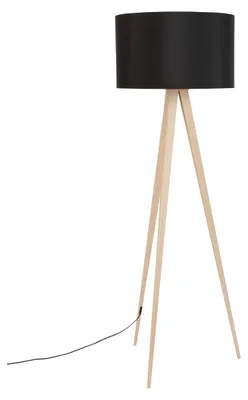 Produktbild von Zuiver Tripod Stehlampe Mit Stativ Holz/ Schwarz