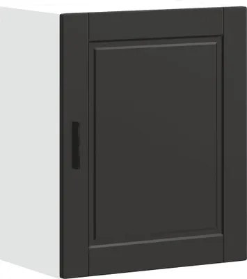 Obrázek produktu pro Kuchyňská nástěnná skříňka "Porto" černý kompozitní dřevo