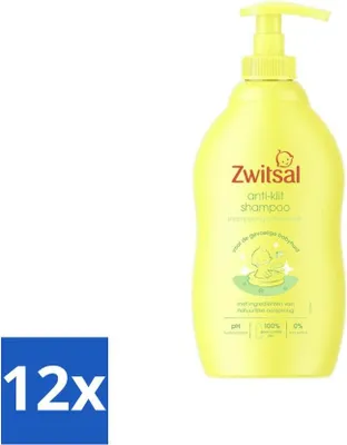 Immagine prodotto di Zwitsal - Shampoo antigroviglio - Per capelli facili da pettinare - 400 ml - Confezione risparmio - 12 pezzi