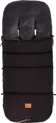 Produktbild von Fillikid Fleece-Fußsack Kinley - Schwarz