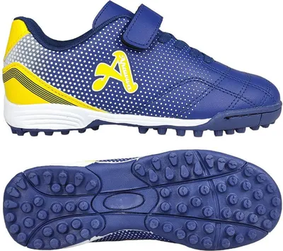 Produktbild von Jungen Multinocken Sportschuhe Klettverschluss Fußballschuhe Coria Dunkelblau Gr.37