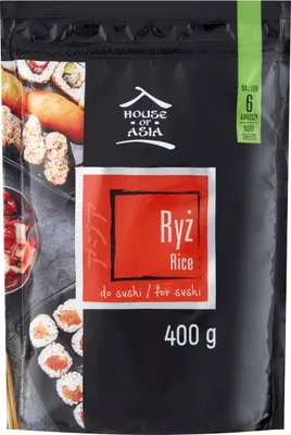 Zdjęcie produktu dla Ryż do sushi Dec. Ha 400 g