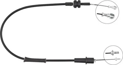 Image de Câble d'accélérateur pour papillon des gaz 735 mm A.B.S., notamment pour OPEL CORSA