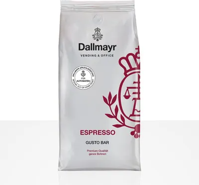 Produktbild von Dallmayr Espresso Gusto Bar - 8 x 1kg Kaffeebohnen