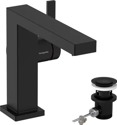 Immagine prodotto di Mitigeur monocommande de lavabo hansgrohe Tecturis E Fine 110, portée 155 mm, gicleur à tige, CoolStart, EcoSmart+, 73023670, 73023670