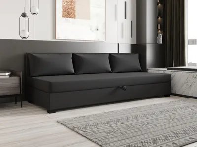 Obrázek produktu pro Jednolůžková postel 90x195 ZAJDA BIZ 2 s úložným prostorem - šedá
