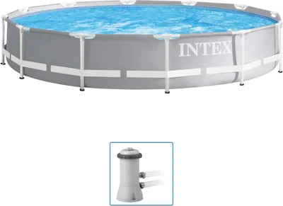 Image de INTEX Prism Frame Premium Ensemble de piscine 366x76 cm