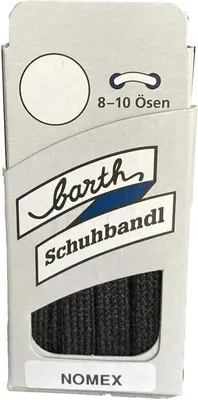 Produktbild von Feuerfeste Schnürsenkel - Schwarz - 150 cm