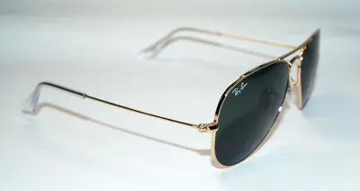 Zdjęcie produktu dla Ray-Ban Aviator Classic, Dorosły, Uni , Aviator, Aviator, Oprawki pełne, Złoto