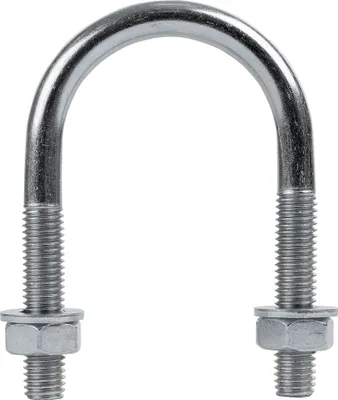Produktbild von M10 U-Bügel mit Muttern und Unterlegscheiben 49/92
