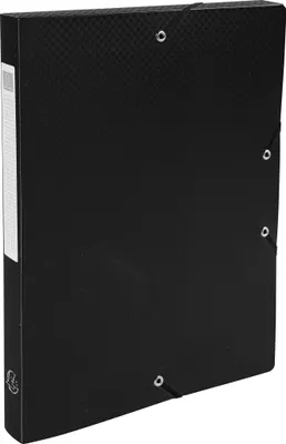 Produktbild von Exacompta 8x Archivbox PP 700µ blickdicht, Rücken 25mm, A4, Schwarz, 59681E