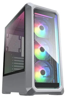 Produktbild von ATX-Semi-Tower Cougar 385CC50.0004, weiß, RGB-Beleuchtung, 7 Erweiterungsslots