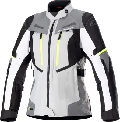 Productafbeelding van Alpinestars Stella Bogota Pro Drystar® waterdichte damesmotorfiets textieljas, grijs, maat XL
