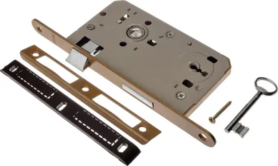 Image de Serrure de porte de chambre Serrure à encastrer BB DIN-gauche 72/55 mm Z211