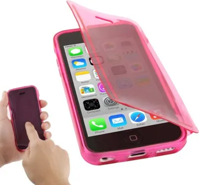 Produktbild von Handyhülle Flip Quer für Handy iPhone 5c pink
