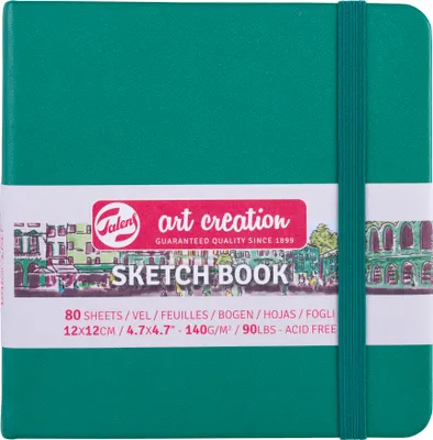 Zdjęcie produktu dla Szkicownik Royal Talens 9314334M ROYAL TALENS Art Creation, 120 x 120 mm, zielony